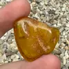 Chihlimbar rulat, cristal natural unicat, A28