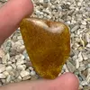 Chihlimbar rulat, cristal natural unicat, A29