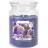 Lumanare parfumata Bispol borcan Premium line - Violet Garden