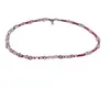 Colier cu discuri de Rubin, Diamant Herkier si argint 925, imagine 2
