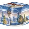 Lumanare parfumata Bispol cu pahar imprimat tip bol - Winter
