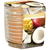 Lumanare parfumata Bispol in pahar spirala - Mango Coconut