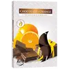 Set 6 pastile lumanari parfumate Bispol - Chocolate Orange