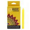 Lumanari Magice Ezoterice - Galben - Chakra Plexului Solar, 12buc