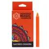 Lumanari Magice Ezoterice - Portocaliu - Chakra Sacra, 12buc