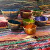 Set de boluri tibetane 7 Chakre, colorate, Nepal, imagine 2