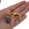 Amuleta Feng Shui din metal Galeata de aur pentru noroc, albastra 2024, imagine 3
