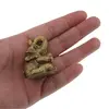 Statueta Feng Shui Elefant din rasina aurie, mic model 3 - 4cm, imagine 4
