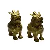 Statueta Feng Shui din alama Pi Yao, 10cm, imagine 5