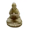 Statueta Feng Shui din jad Bodhisattva, 16cm, imagine 2