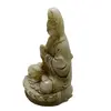 Statueta Feng Shui din jad Bodhisattva, 16cm, imagine 4