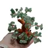 Copac in ghiveci cu 8 ramuri din cristal natural Aventurin, 12cm, imagine 4