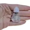 Pandantiv cristal natural Cristal de stanca sticluta model 2 cu agatatoare argintie, 4,5cm, imagine 3