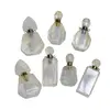 Pandantiv cristal natural Cristal de stanca sticluta model 3 cu agatatoare argintie, 3,6cm, imagine 5