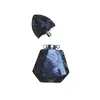 Pandantiv cristal natural Rubin in zoisit sticluta model 2 cu agatatoare argintie, 4,5cm, imagine 2