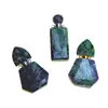 Pandantiv cristal natural Rubin in zoisit sticluta model 2 cu agatatoare argintie, 4,5cm, imagine 4