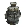 Vas Feng Shui din Jad in stil antichizat model 1, 16cm, imagine 2