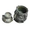 Vas Feng Shui din Jad in stil antichizat model 1, 16cm, imagine 4