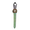 Bagheta din cristal natural Ametist si Fluorit cu fazele lunii, 22,6cm, imagine 3