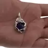 Pandantiv cu montura argintie Lapis lazuli, 30mm, imagine 6