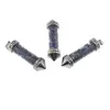 Pandantiv cu varf si chipsuri din cristal natural Lapis lazuli, 6cm, imagine 2