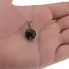 Pandantiv sfera ochi de tigru verde, 10mm, imagine 3