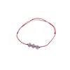 Bratara cu snur Ametist lavanda sfere, 7mm, imagine 2