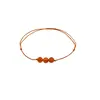 Bratara cu snur Carneol sfere, 6mm, imagine 2