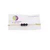 Bratara cu snur Obsidian auriu sfere, 7mm