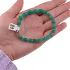 Bratara Onix verde discuri 5-6mm si discuri fatetate 4mm, imagine 2