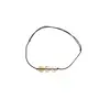 Bratara cu snur Citrin sfere, 6-7mm, imagine 2