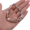 Bratara Opal Dendritic fatetat 8-10mm si discuri 4mm, imagine 2