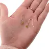 Cercei cu agatatoare Peridot briolete si Argint 925, 5-6mm, imagine 3