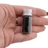 Sticla cu cristale naturale Turmalina neagra 4-8mm, mica - 4cm, imagine 3