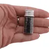 Sticla cu cristale naturale Turmalina neagra bruta, mica - 4cm, imagine 3