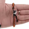 Bratara wrap Carneol sfere 4mm, imagine 3