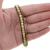 Bratara wrap Jad galben sfere 5mm, imagine 2