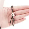Bratara wrap Rodonit sfere 5mm, imagine 2