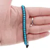 Bratara wrap Turcoaz sfere 4mm, imagine 2