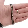 Bratara wrap Turmalina multicolora sfere fatetate 4mm, imagine 2
