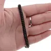 Bratara wrap Turmalina neagra sfere fatetate 4mm, imagine 2