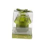 Lumanare din parafina verde model lampa, 9cm, imagine 4