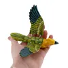 Magnet papagal Macaw galben, 12cm, imagine 5