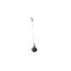 Pandantiv Smarald cu lantisor din Argint 925, 60mm