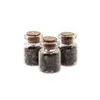 Sticla cu cristale naturale Bronzit chips 3-6mm, 3cm, imagine 2