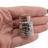 Sticla cu cristale naturale Jasp Dalmatian chips 3-8mm, 3cm, imagine 3
