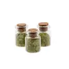 Sticla cu cristale naturale Peridot chips 3-4mm, 3cm, imagine 2