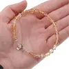 Bratara Citrin si Cuart rutilat discuri fatetate si sfere fatetate cu Argint 925, 3-6mm, imagine 3