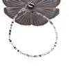 Bratara Cuart Turmalinat discuri fatetate cu Argint 925, 3mm, imagine 3