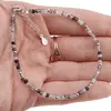 Bratara Cuart Turmalinat discuri fatetate cu Argint 925, 3mm, imagine 4